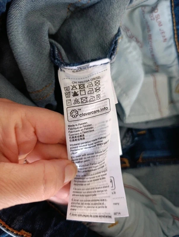 Jean Esprit New York Slim Fit Mid Rise W28/L32 Blauw Denim Stretch Nieuw met label – photo 7